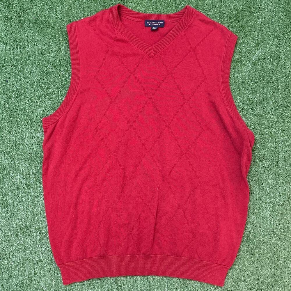 Roundtree yorke sleeveless sweater